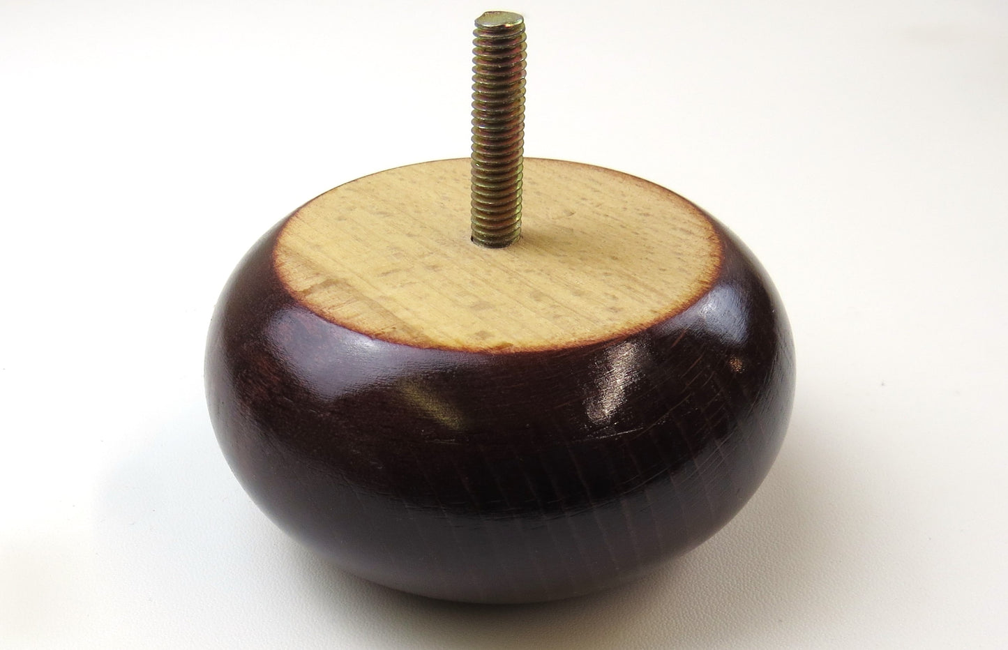 Mahogany Bun Foot - Set Of 4