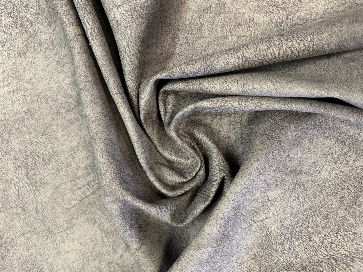 Sheraton Grey Faux Suede Soft Feel Upholstery Fabric