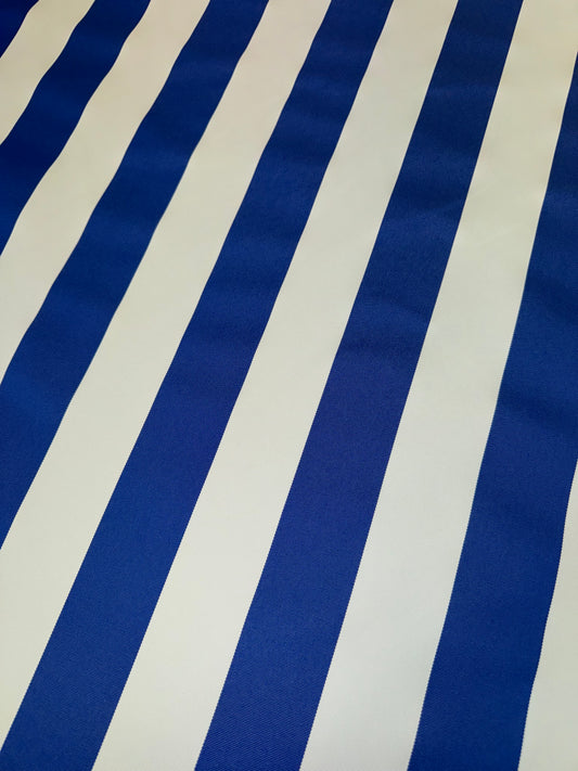Whitesands Royal Seaside Striped Outdoor Fabric - Soft Options upholstery trim