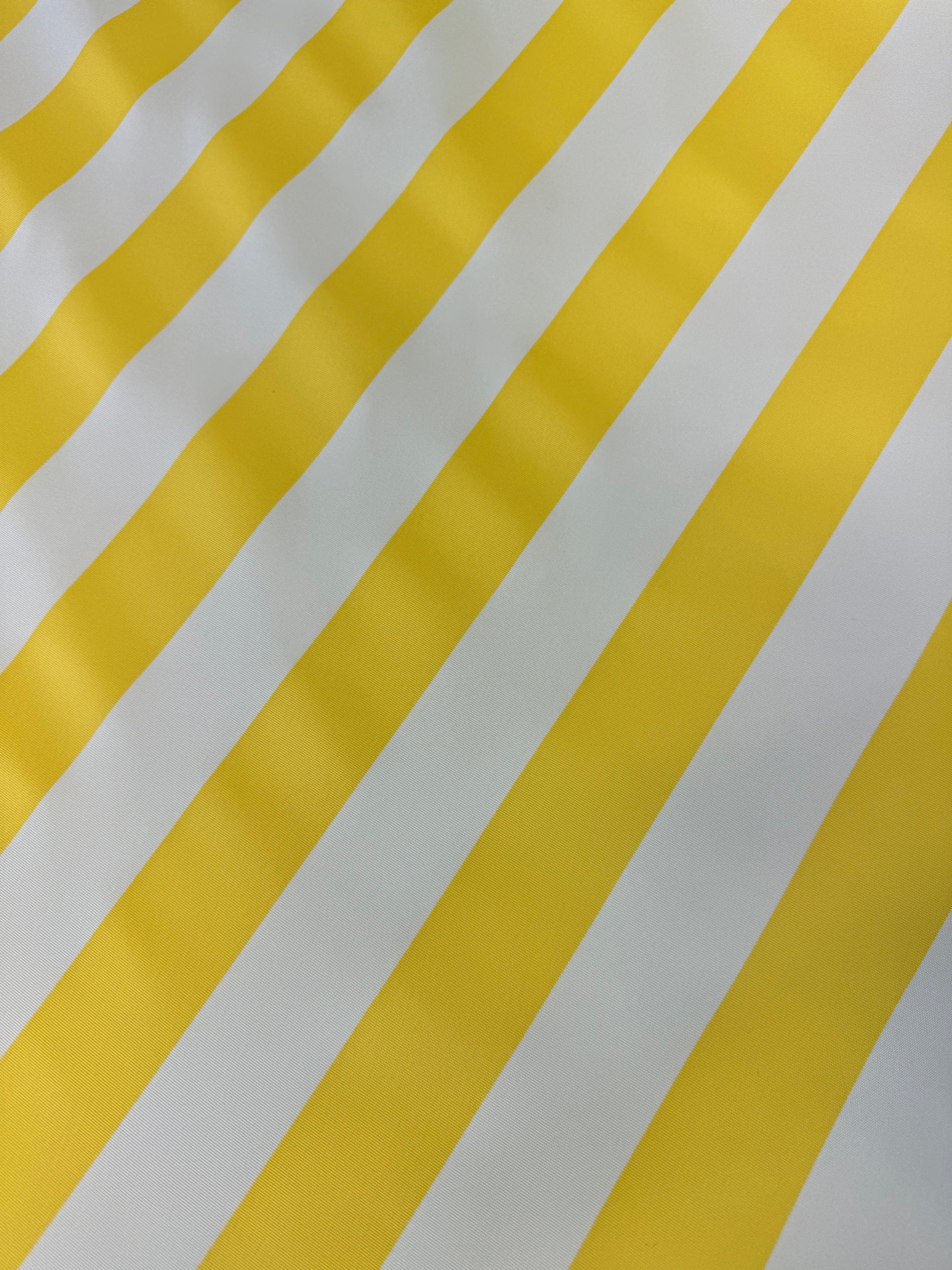 Whitesands Yellow Seaside Striped Outdoor Fabric