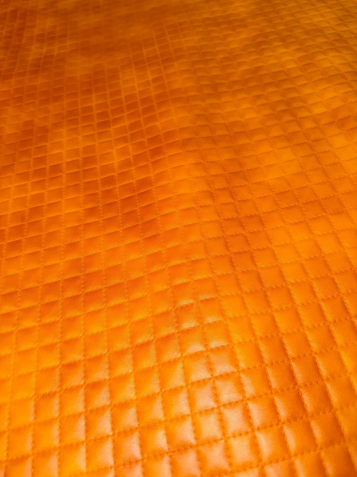 Luxury Diamond Quilted Vinyl - Tan Marbled - Soft Options upholstery trim