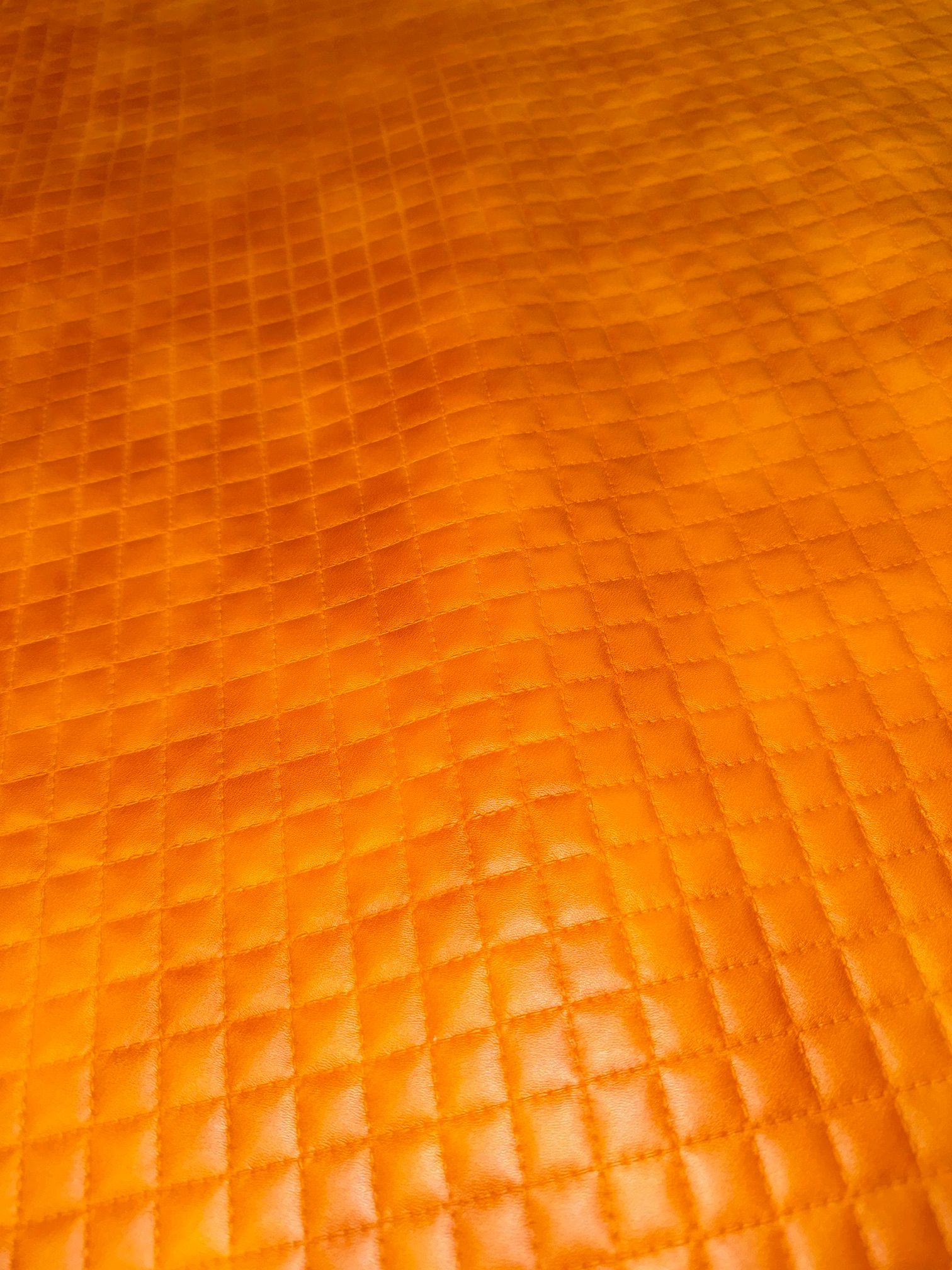 Luxury Diamond Quilted Vinyl - Tan Marbled