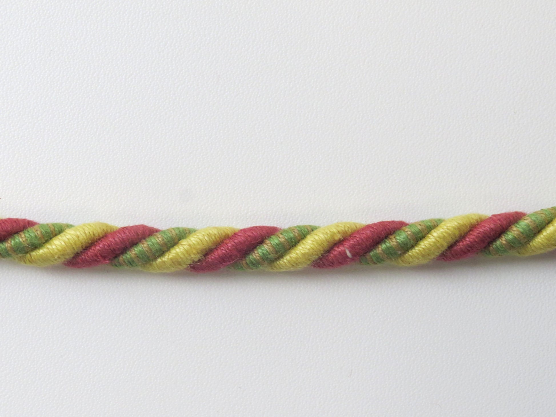 Upholstery Decorative Finishing Cord - Red/Yellow/Green Mix