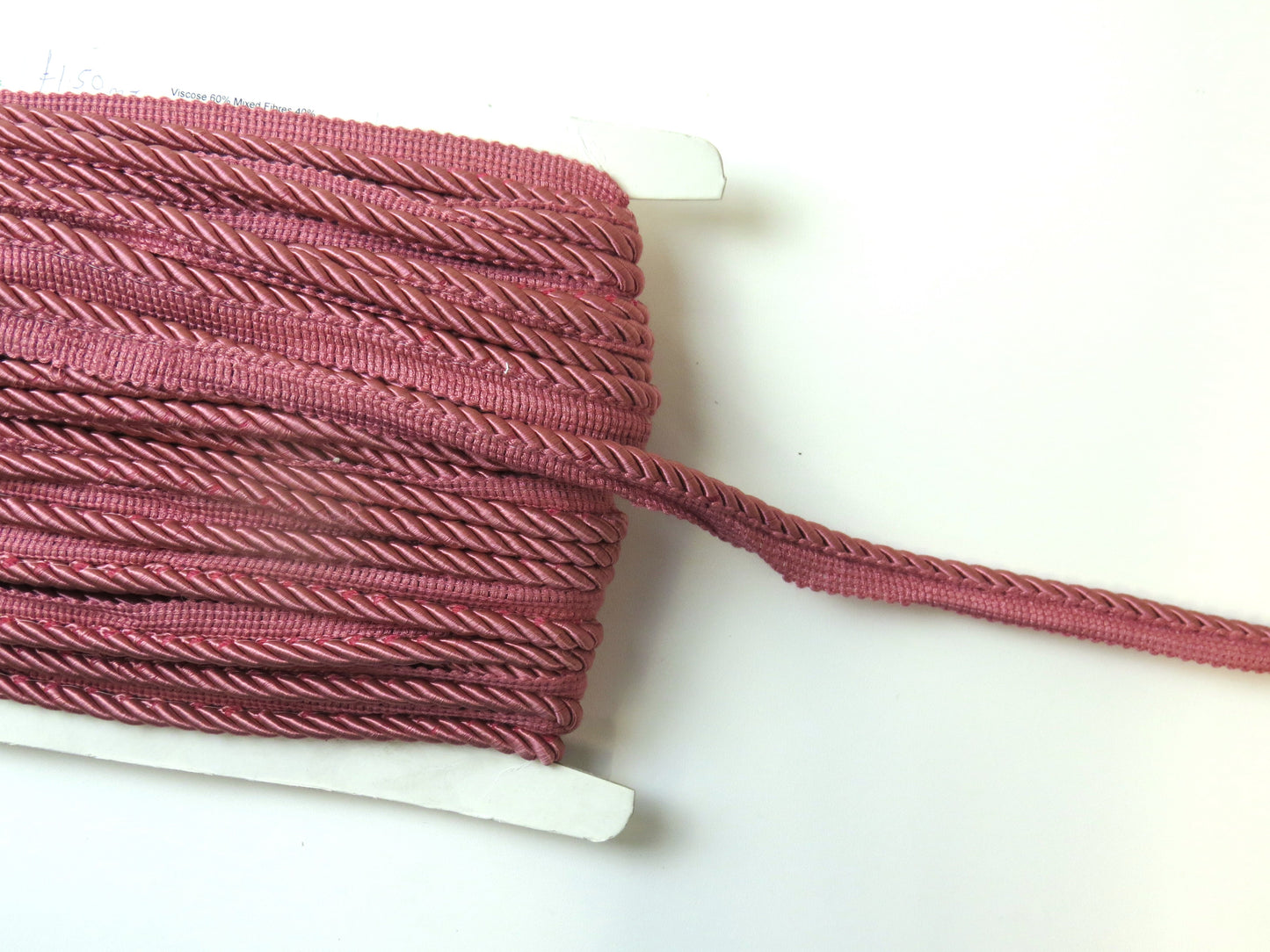 Upholstery Flanged Cord - Pink - Soft Options upholstery trim