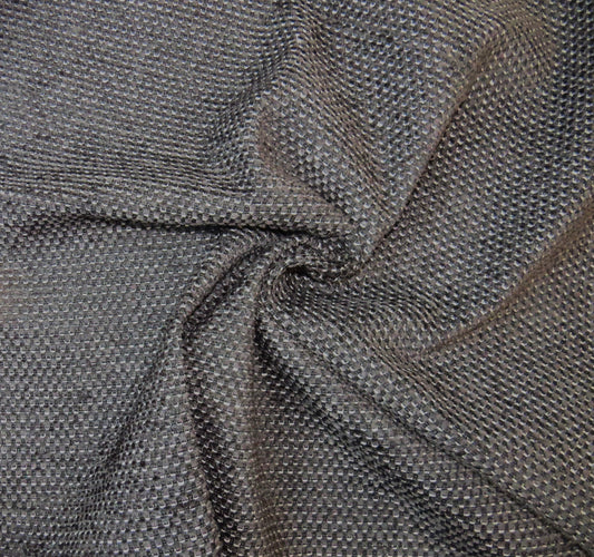 George Black And Steel Heavy Weave Upholstery Fabric - Soft Options upholstery trim
