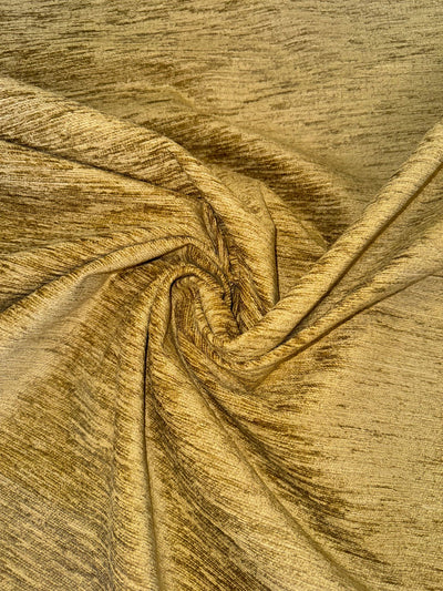 Warwick Brass Chenille Upholstery Fabric - Soft Options upholstery trim