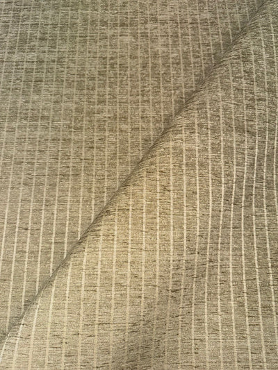 Conway Lichen Pin Stripe Chenille Upholstery Fabric - Soft Options upholstery trim