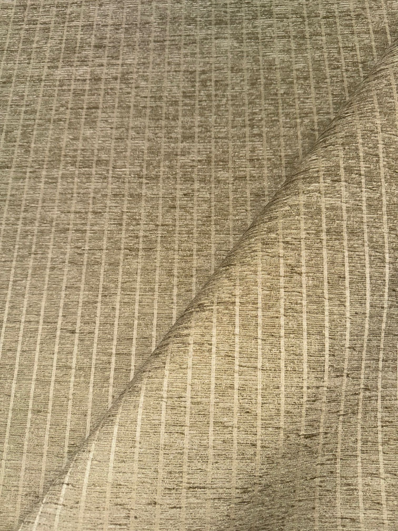 Conway Lichen Pin Stripe Chenille Upholstery Fabric