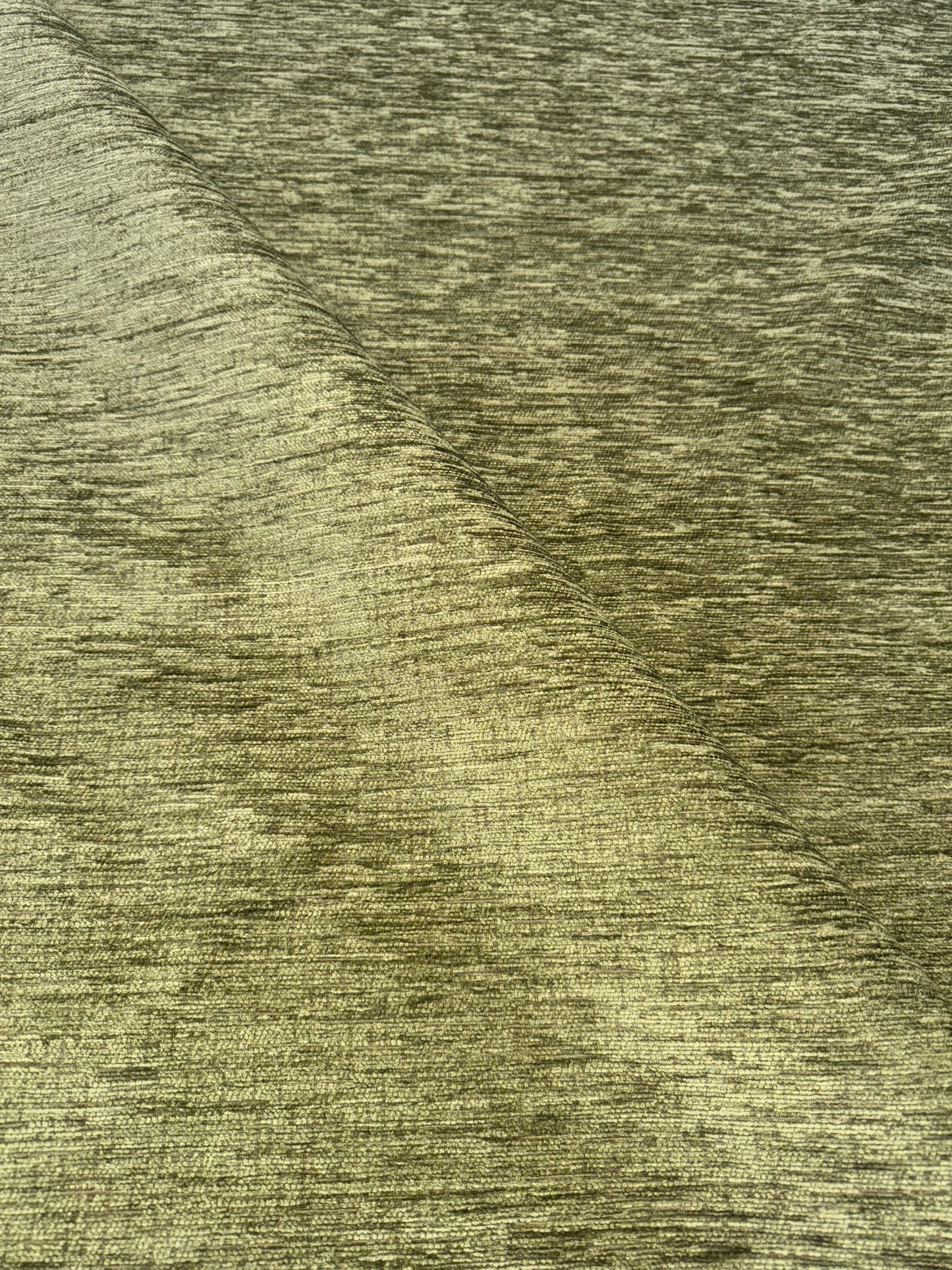 Canterbury Green Plain Chenille Upholstery Fabric