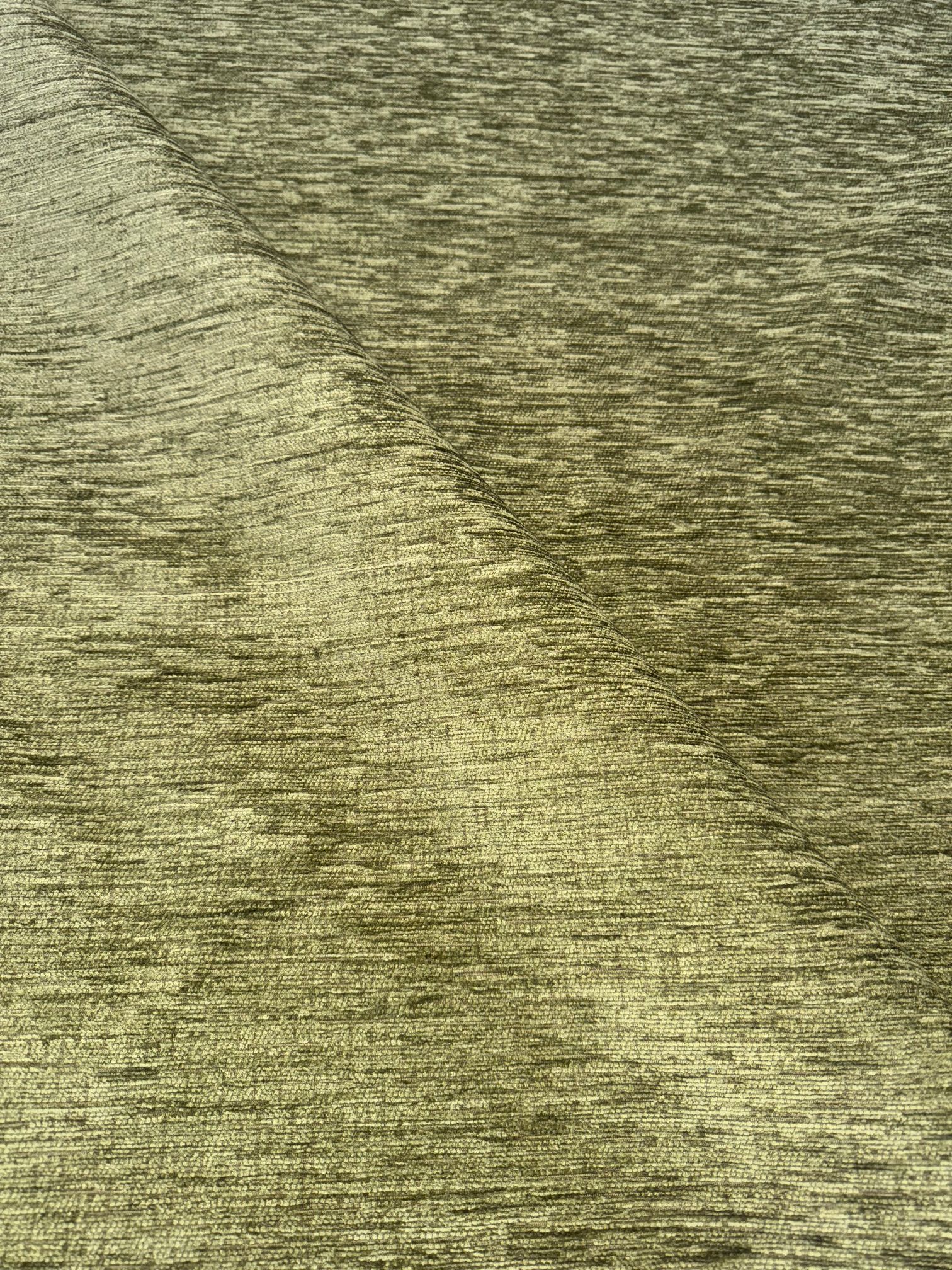 Canterbury Green Plain Chenille Upholstery Fabric