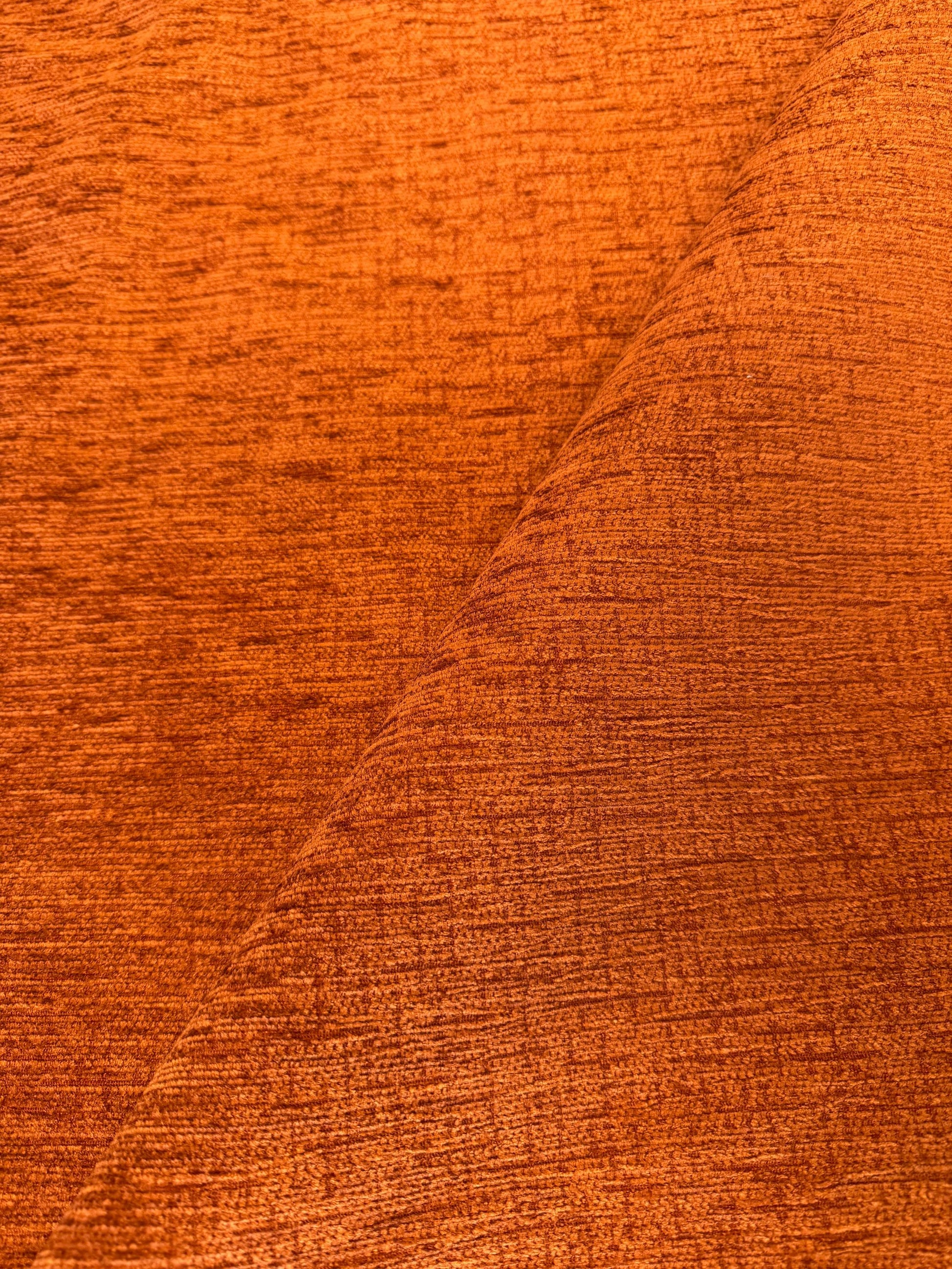 Canterbury Spice Plain Chenille Upholstery Fabric