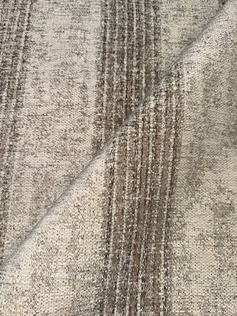 Murrayfield Stripe Sand Heavy Weave Upholstery Fabric