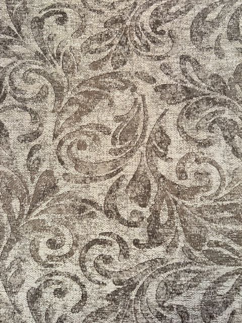 Murrayfield Scroll Sand Heavy Weave Upholstery Fabric