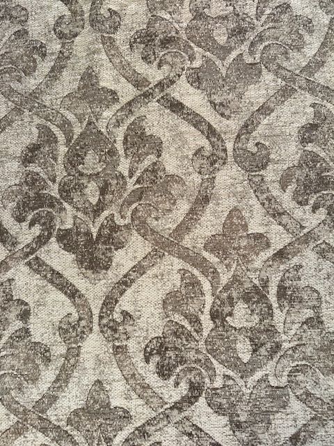 Murrayfield Medallion Sand Heavy Weave Upholstery Fabric - Soft Options upholstery trim