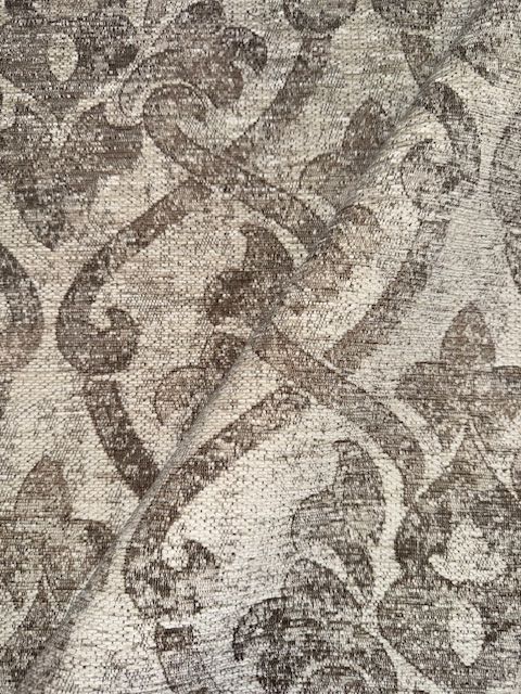 Murrayfield Medallion Sand Heavy Weave Upholstery Fabric