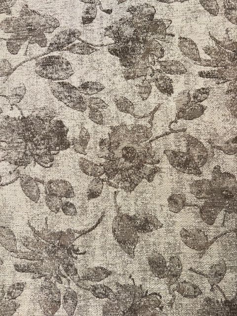 Murrayfield Floral Sand Heavy Weave Upholstery Fabric
