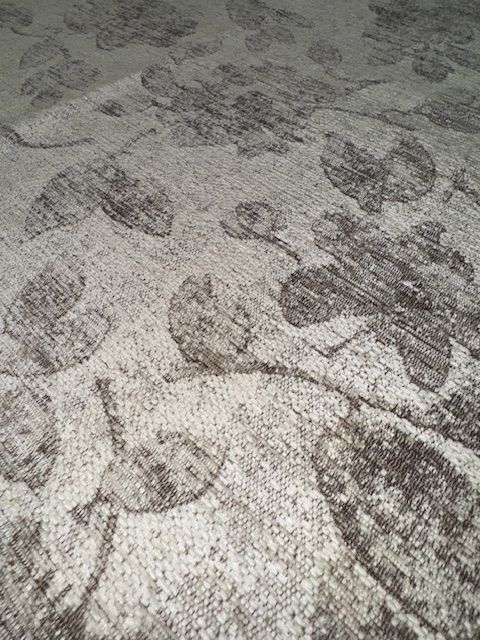 Murrayfield Floral Sand Heavy Weave Upholstery Fabric