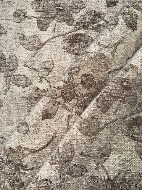 Murrayfield Floral Sand Heavy Weave Upholstery Fabric