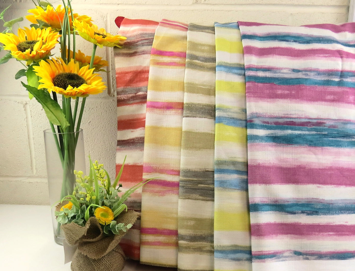 April Meadows Indian Linen Upholstery Fabric