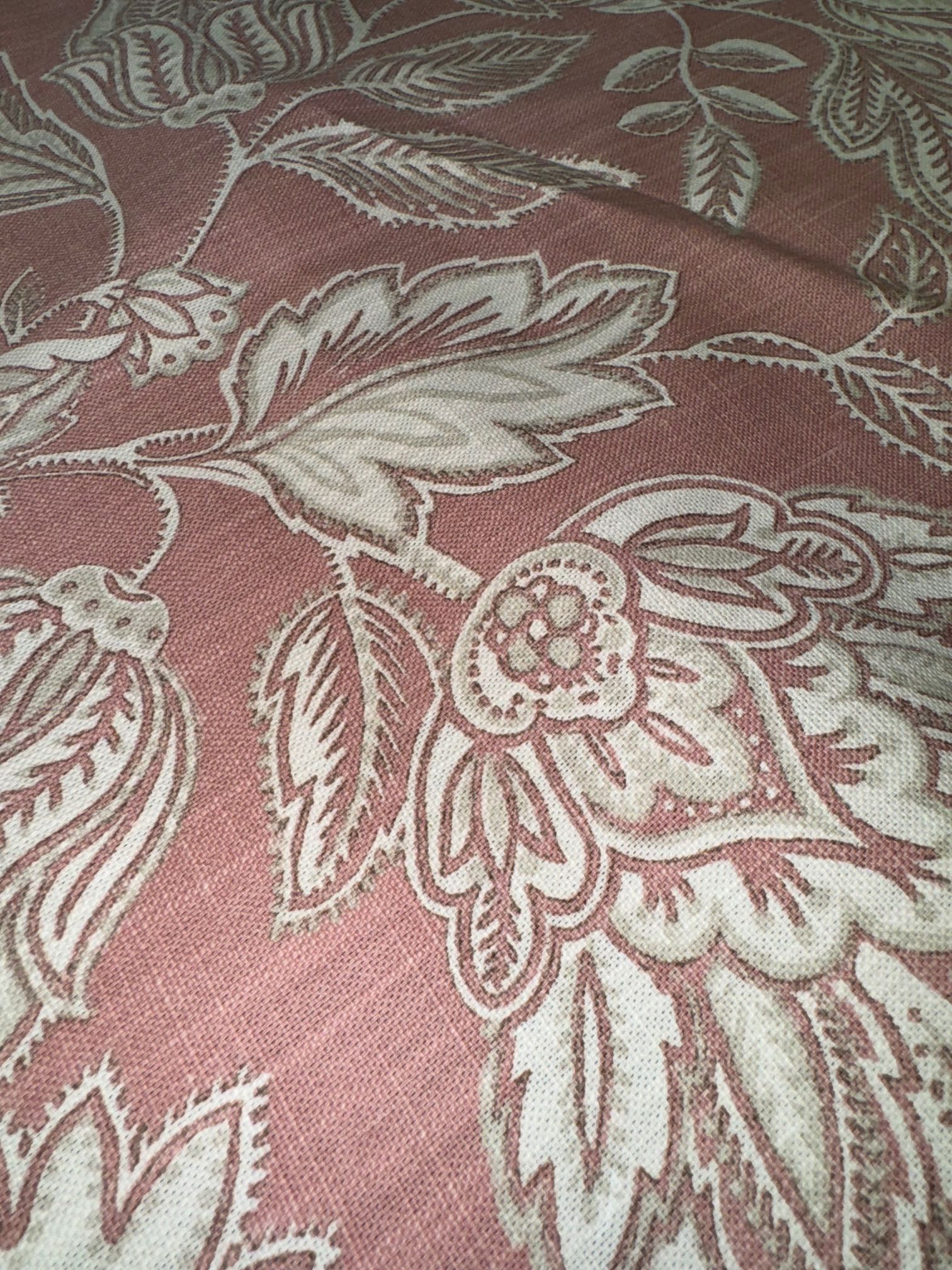 Porter and Stone Renesence Amore Rose 100% Cotton Woven Print Upholstery Fabric