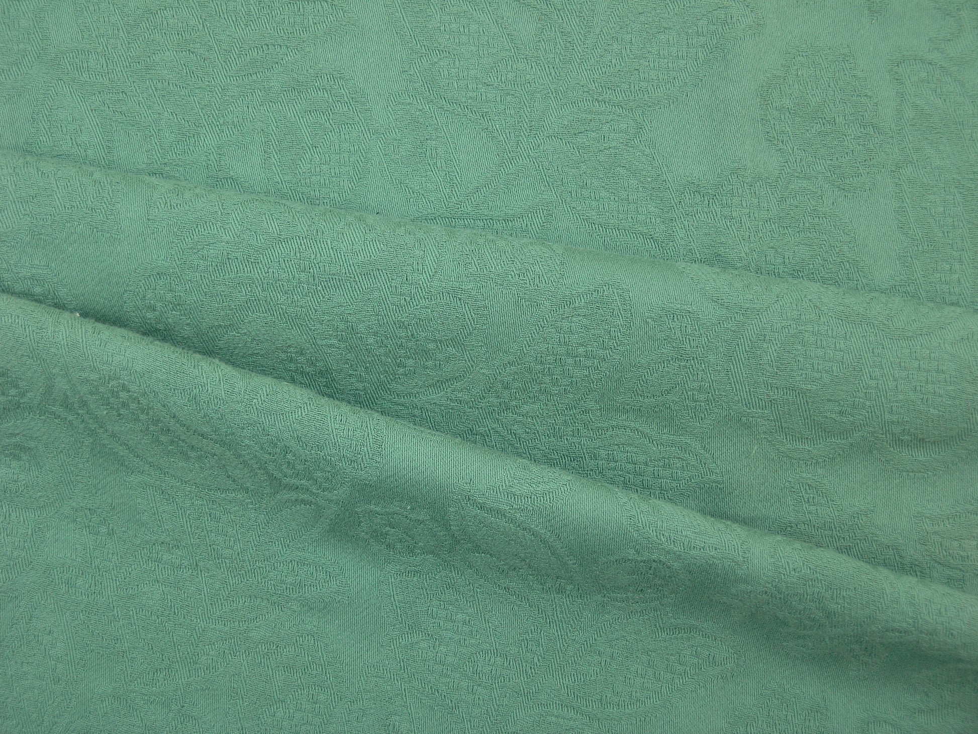 Colwyn Bay Embossed Fern Cotton Upholstery Fabric