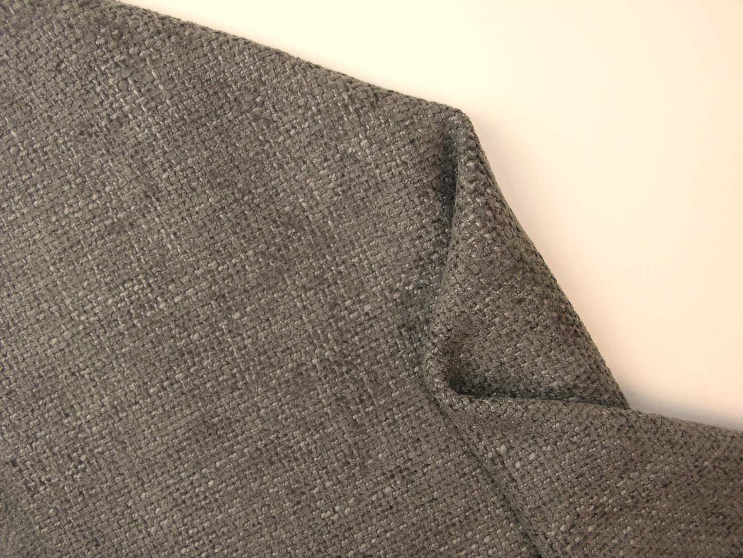 Venice Smoke - Hopsack Design Heavy Weave