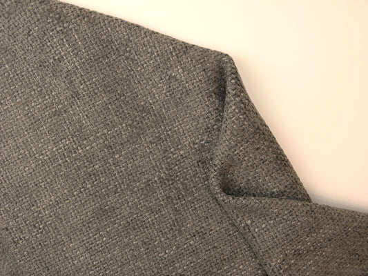 Venice Smoke - Hopsack Design Heavy Weave