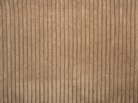 Marley Fudge Jumbo Cord Velvet Upholstery Fabric - Soft Options upholstery trim