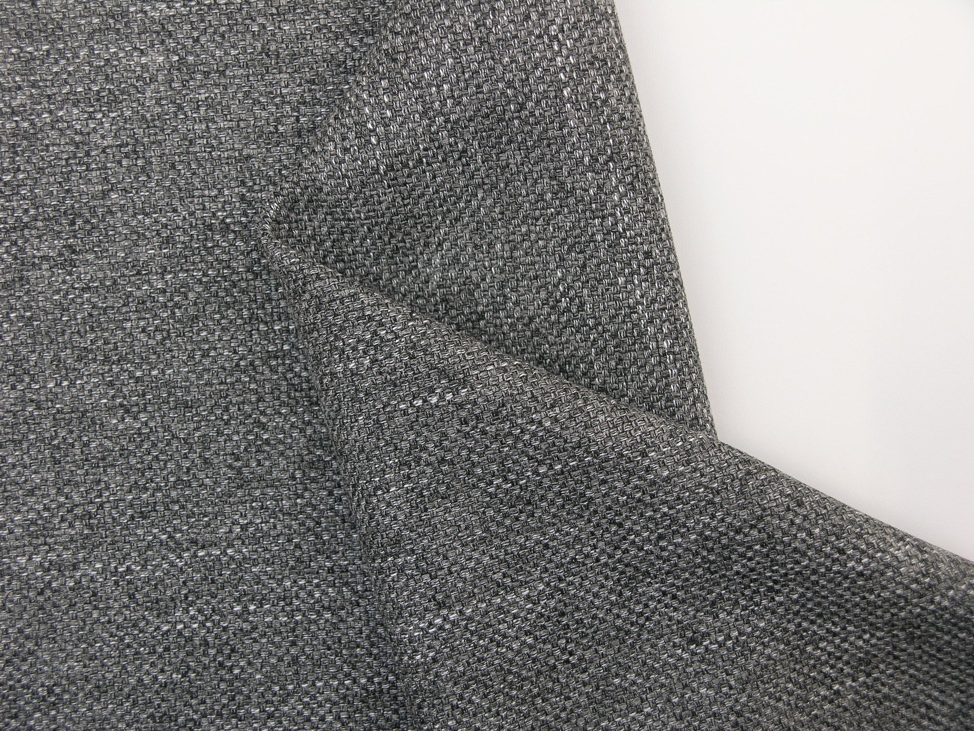 Berlin Graphite Mix Flat Weave Upholstery Fabric