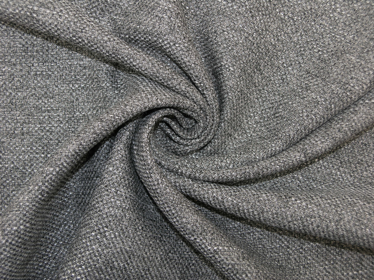 Berlin Graphite Mix Flat Weave Upholstery Fabric - Soft Options upholstery trim