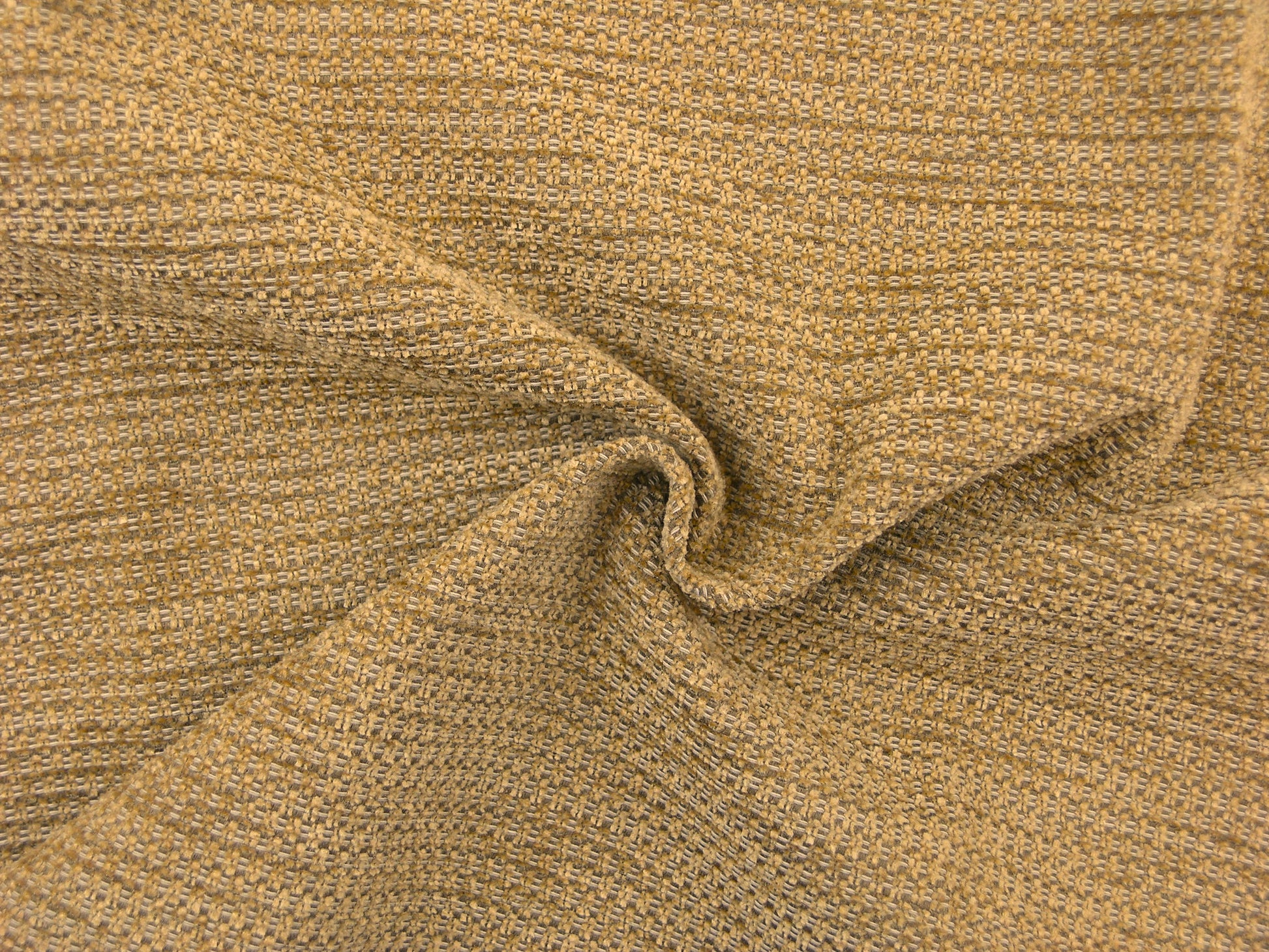 Marley Mixed Gold Chenille Upholstery Fabric