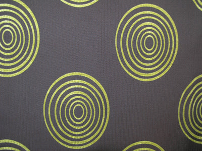 Canada Brown Lime Brocade Upholstery Fabric - Soft Options upholstery trim