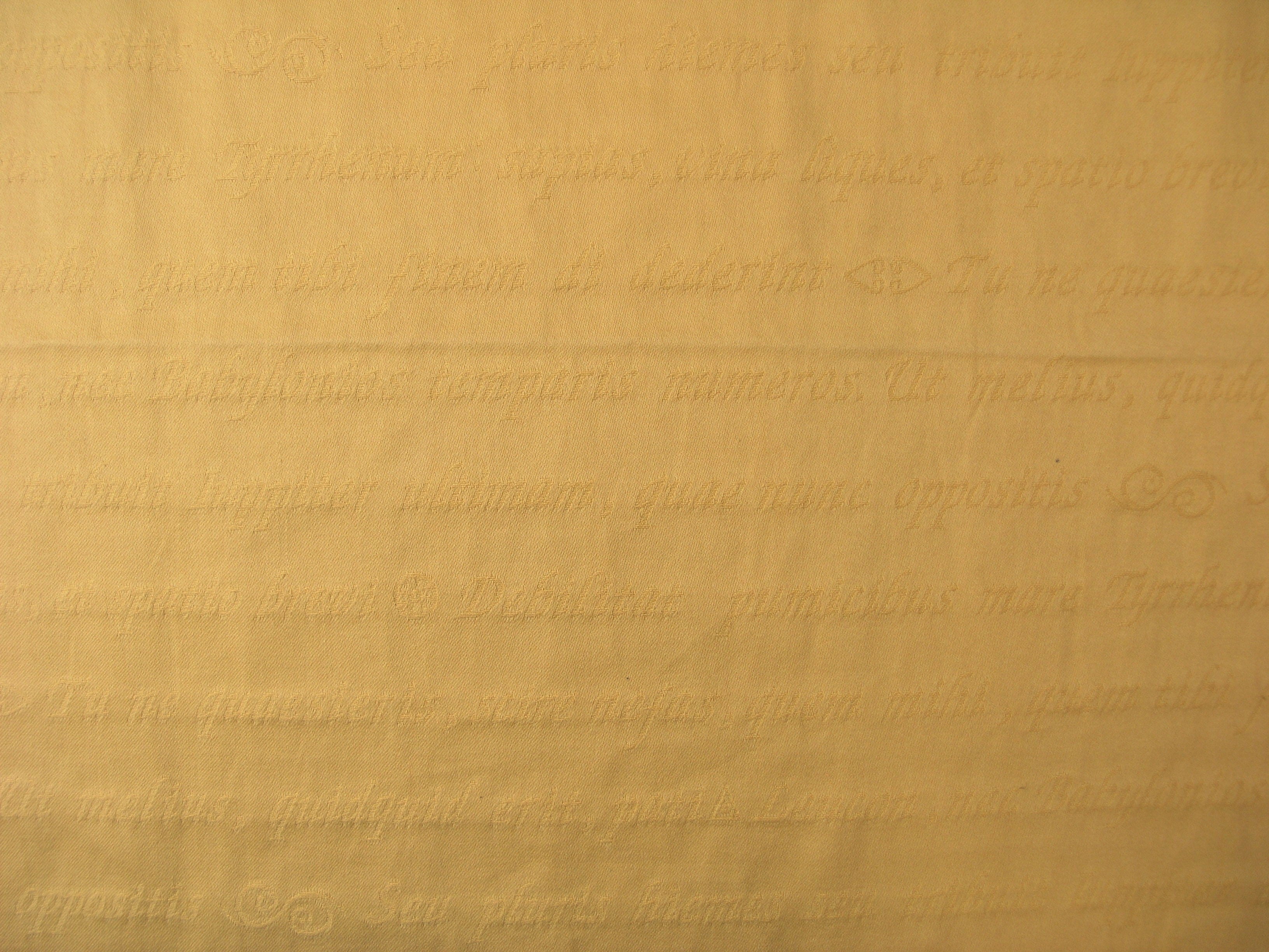Italic Banana Latin Script Linen Upholstery Fabric - Soft Options upholstery trim Soft Options Fabric Supplies