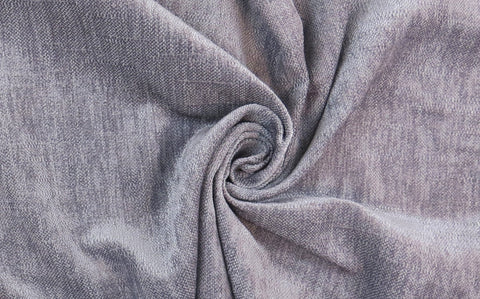 Sherwood Soft Feel Chenille Upholstery Fabric - Steel - Soft Options upholstery trim