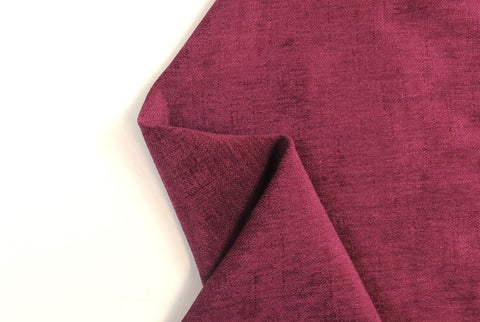 Sherwood Chenille-Möbelstoff, weicher Griff – Lipstick