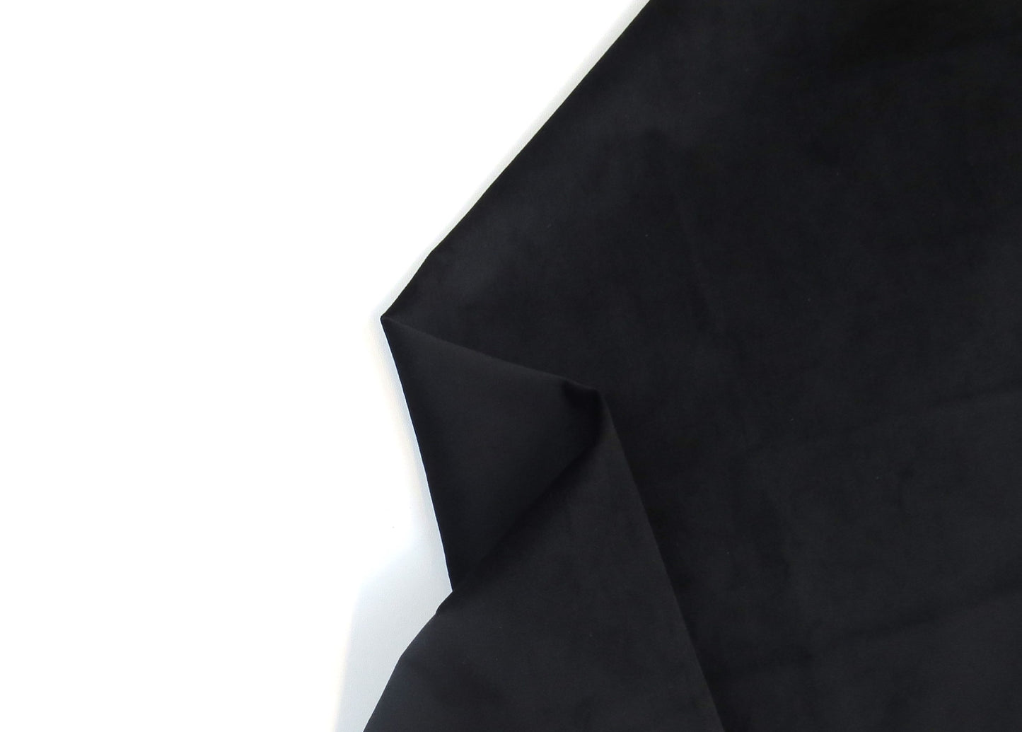 Monaco Black Velvet Upholstery Fabric - Soft Options upholstery trim