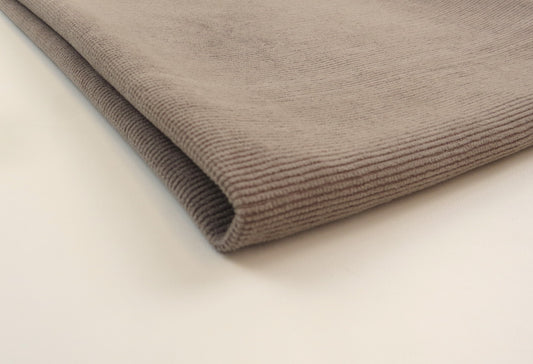 London Rib Stone Chenille Upholstery Fabric - Washable - Soft Options upholstery trim