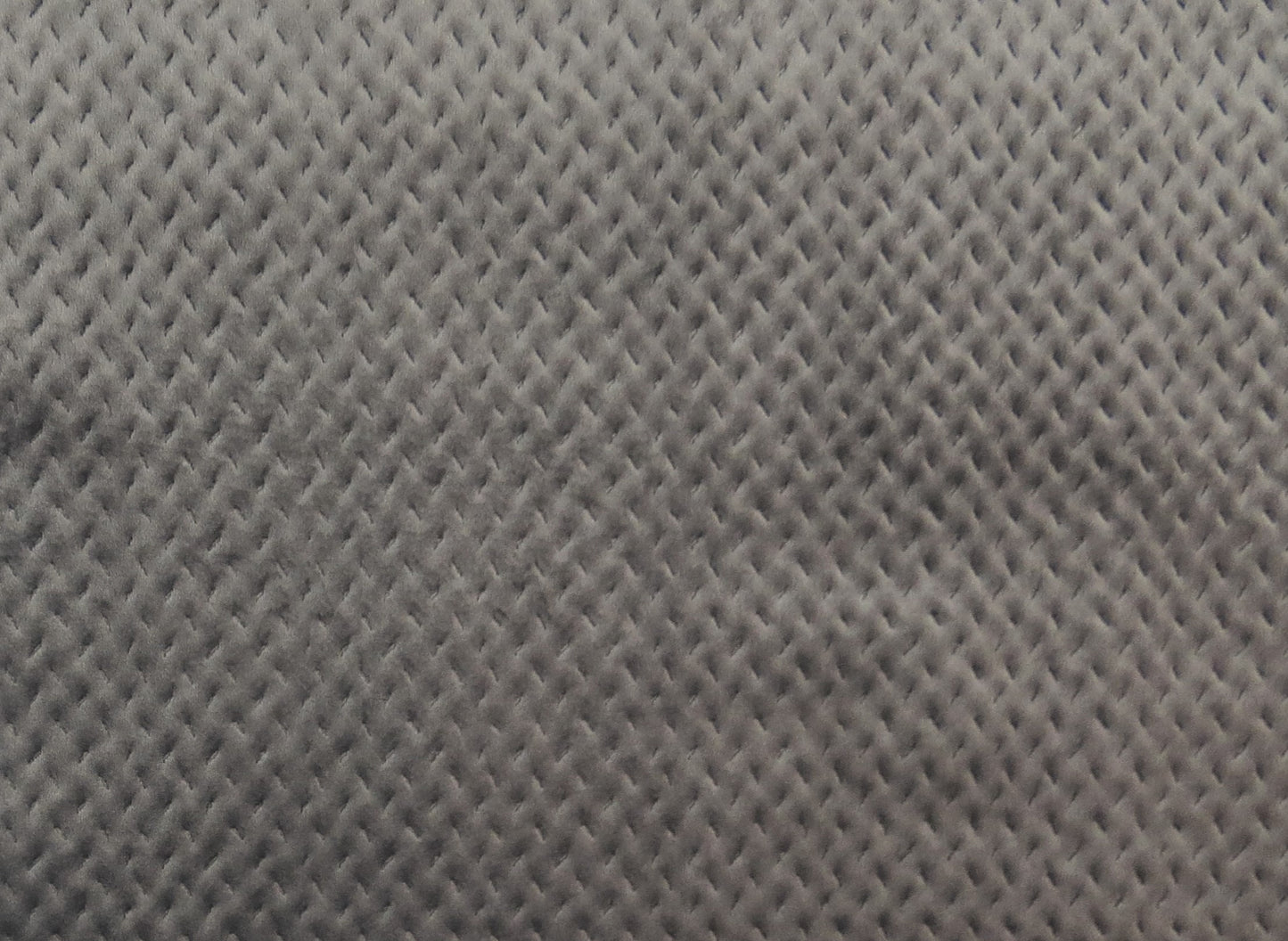 Cascade Grey Quilted Velvet Upholstery Fabric - Soft Options upholstery trim