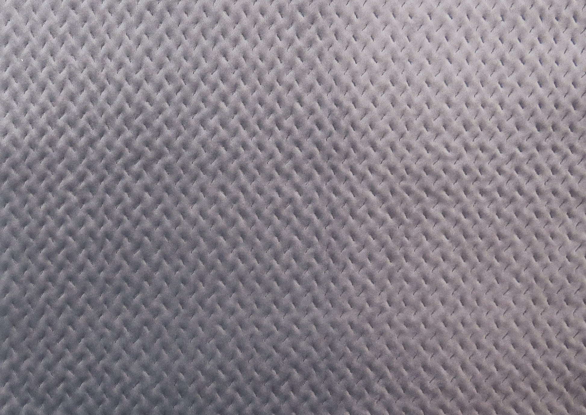 Cascade Steel Quilted Velvet Upholstery Fabric