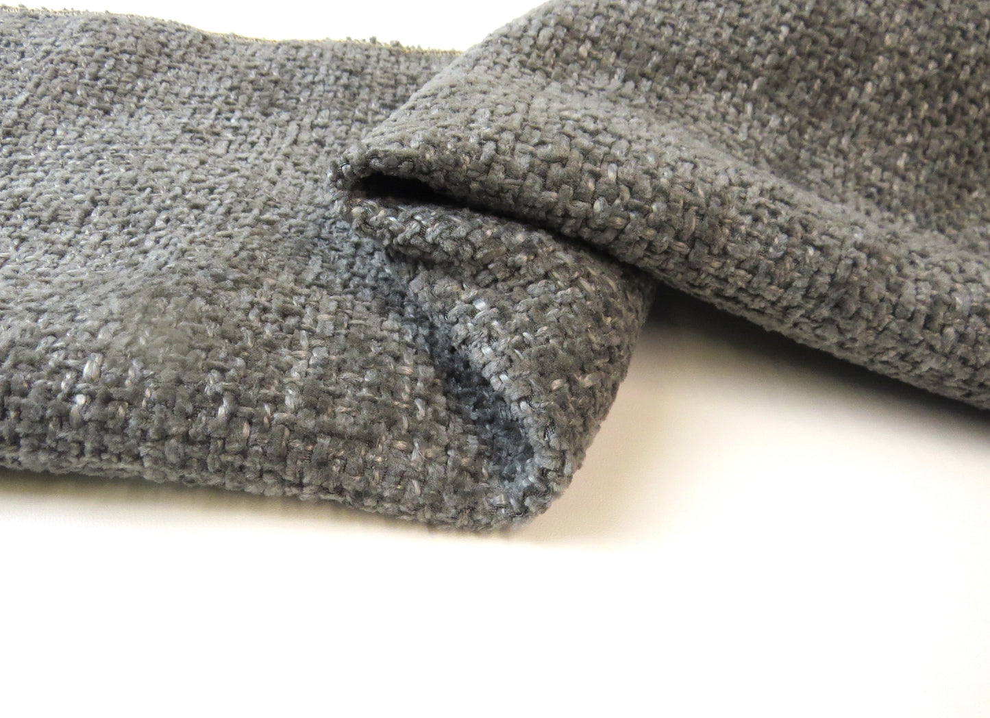 Venice Platinum Hopsack Heavy Weave Upholstery Fabric
