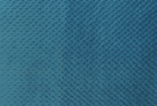 Cascade Sky Blue Quilted Velvet Upholstery Fabric