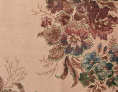Royal Panel Floral Velvet Upholstery Fabric - Soft Options upholstery trim