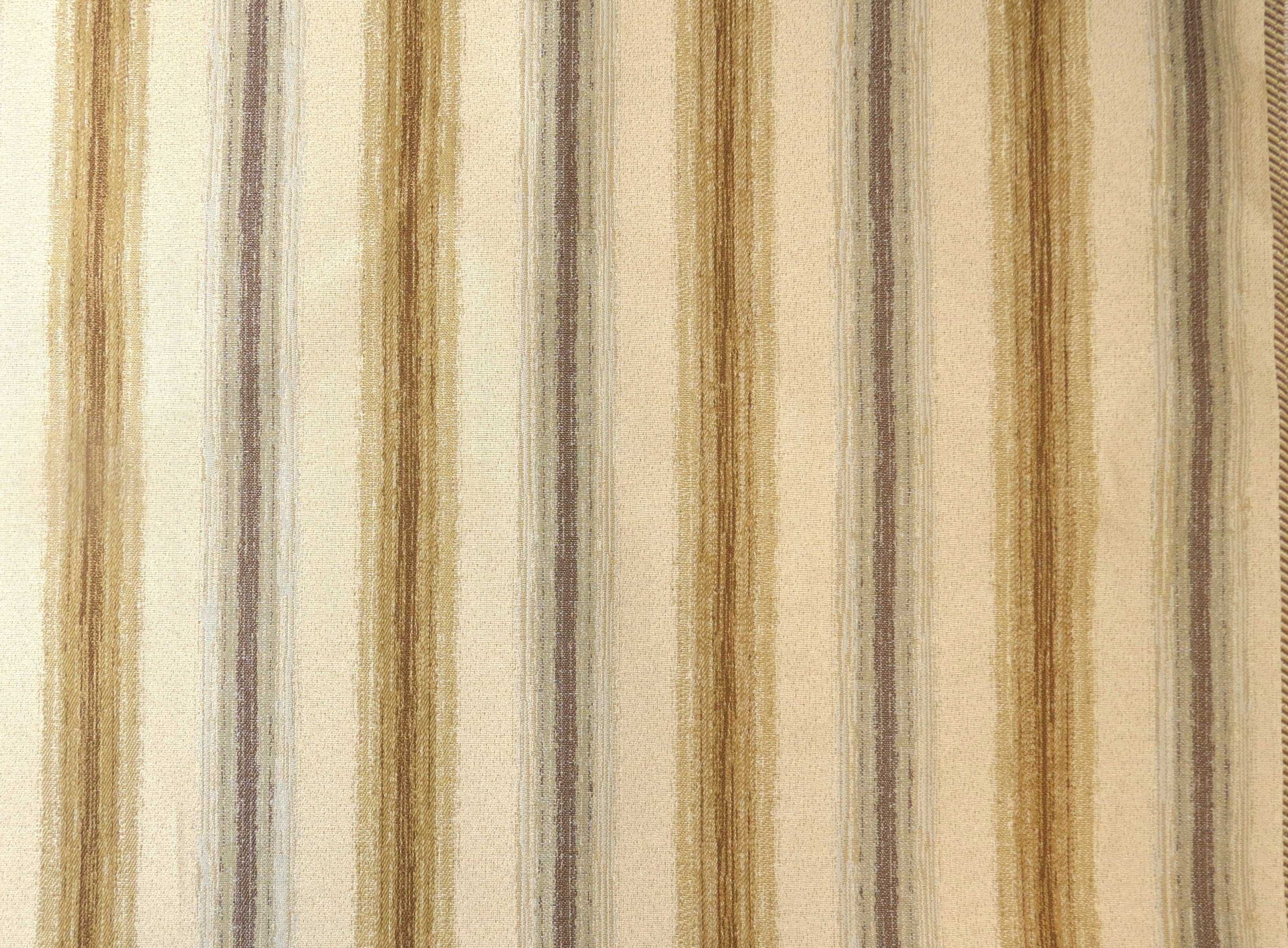 Charleston Mixed Stripe Duck Egg Flat Weave Upholstery Fabric - Soft Options upholstery trim Soft Options Fabric Supplies
