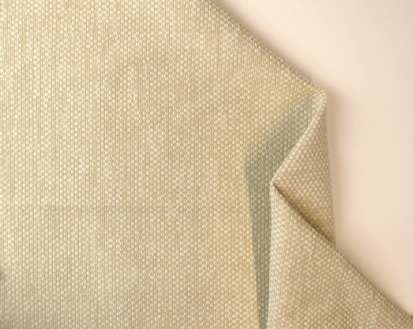 Ross Fabrics Kenton Dobby Cream Heavy Weave Upholstery Fabric