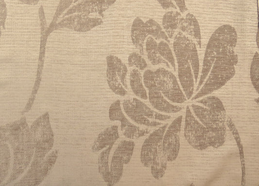 Delta Self Flower Chenille Upholstery Fabric - Soft Options upholstery trim
