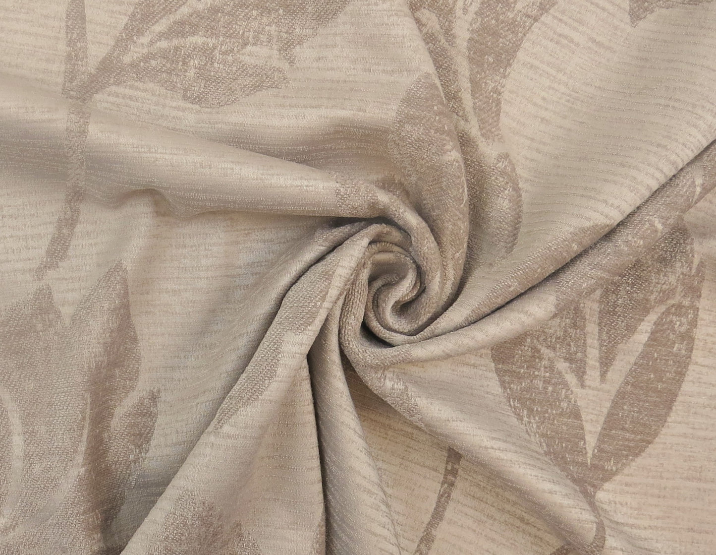Delta Self Flower Chenille Upholstery Fabric