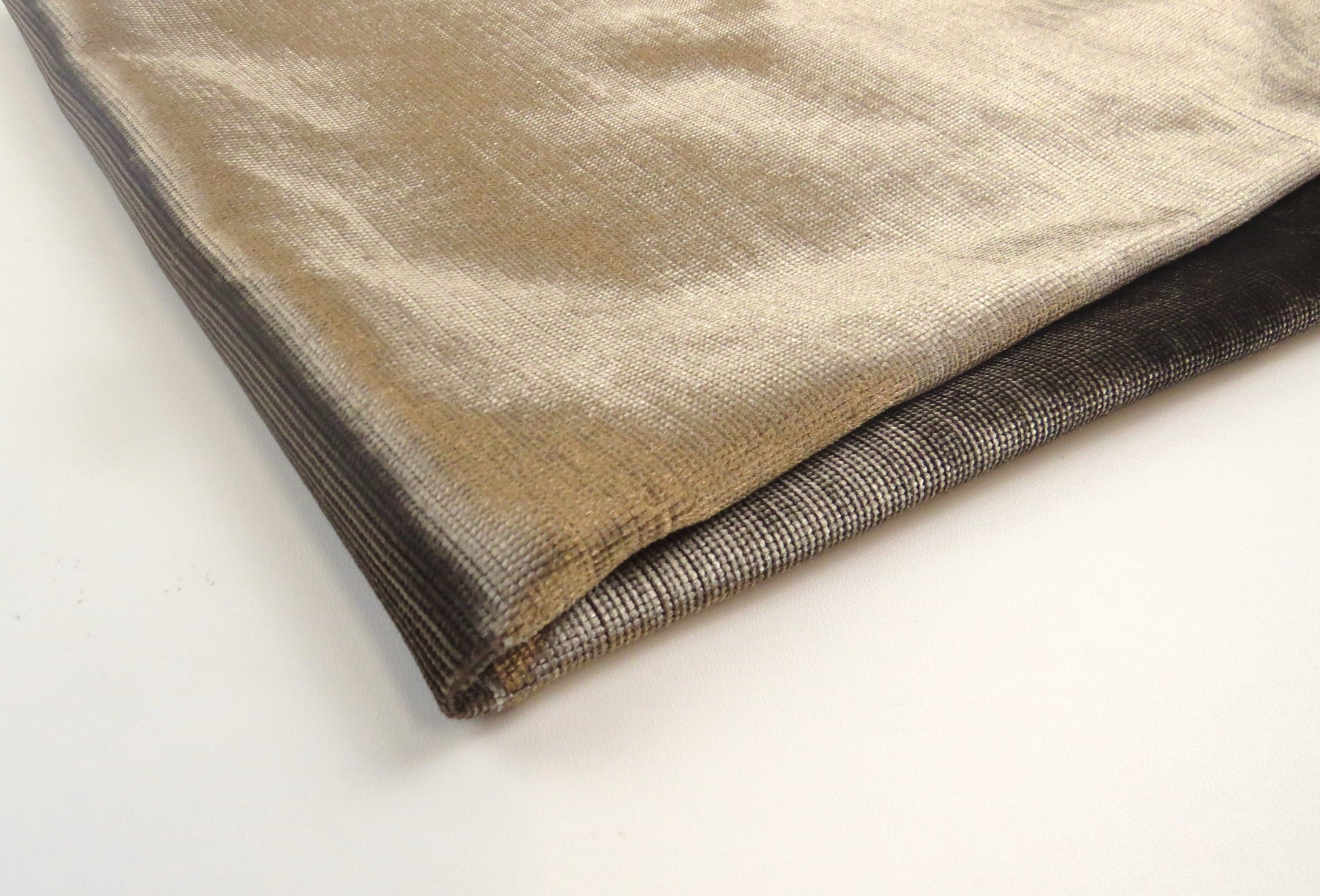 Stirling Bronze Ribbed Velvet Upholstery Fabric