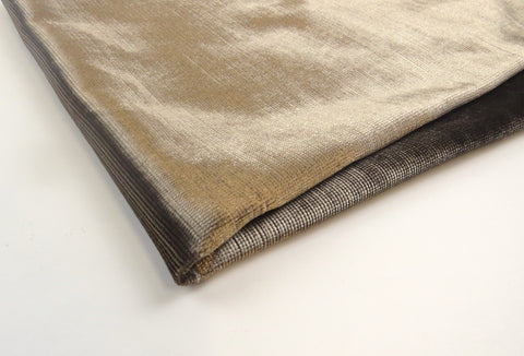 Stirling Bronze Ribbed Velvet Upholstery Fabric