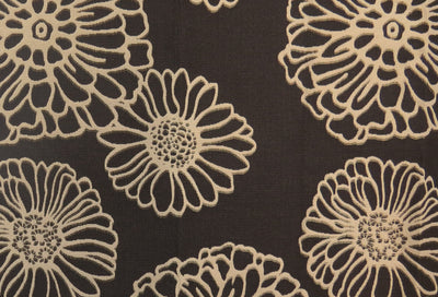 Chrysanthemum Brocade Upholstery Fabric - Soft Options upholstery trim