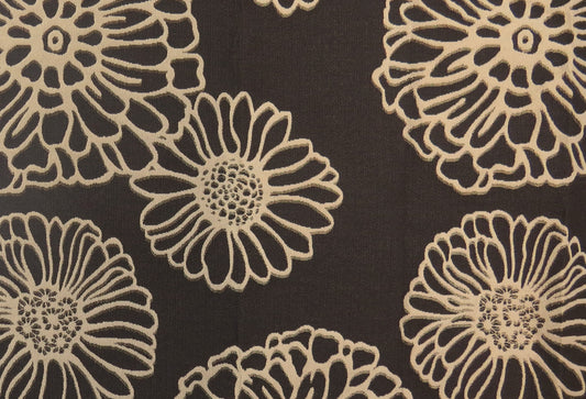 Chrysanthemum Brocade Upholstery Fabric - Soft Options upholstery trim